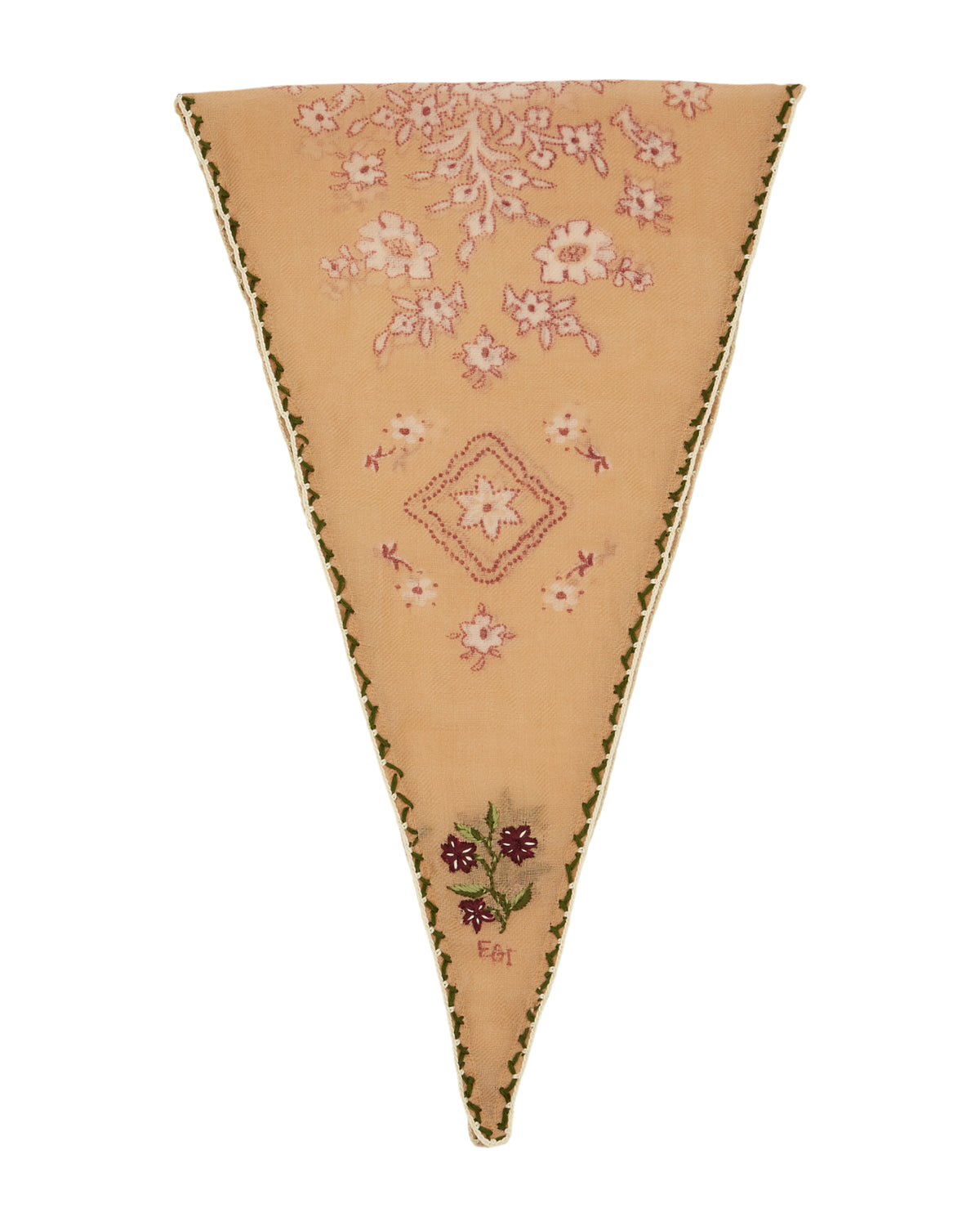 Schal aus 100% Wolle von Emile et Ida, Farbe: daisy beige