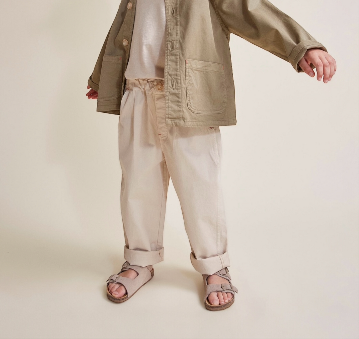 Hose von Búho, Gr. 3-6 Jahre, Farbe: sand