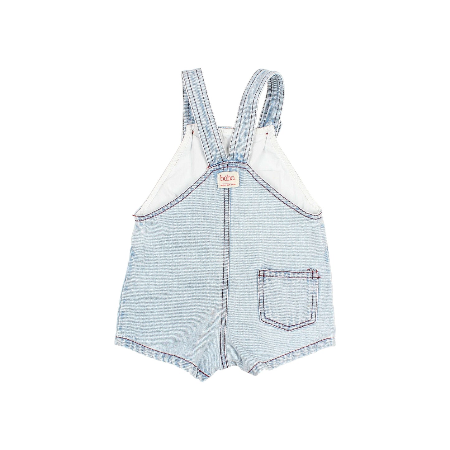 Denim dungarees by Búho, size 3-24 months, color: denim bleach