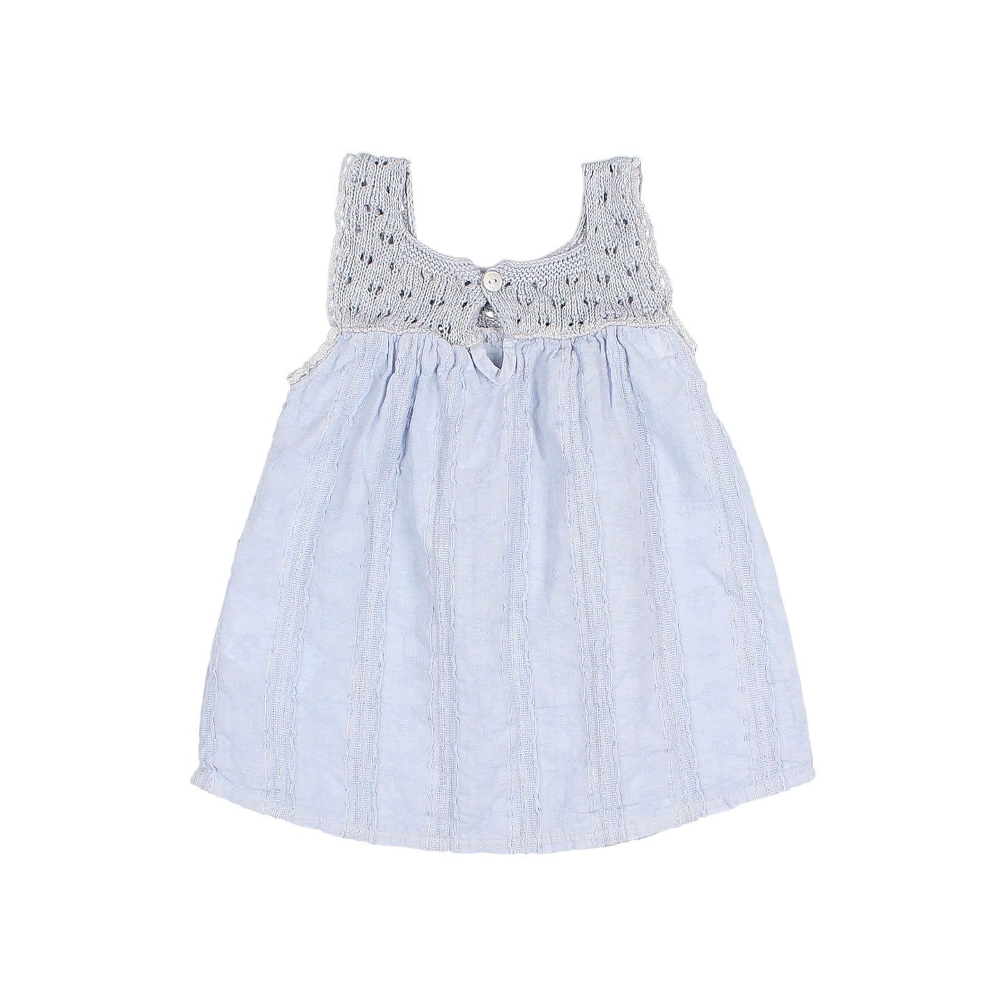 Lurex dress by Búho, size 12-24 months, color: sky blue