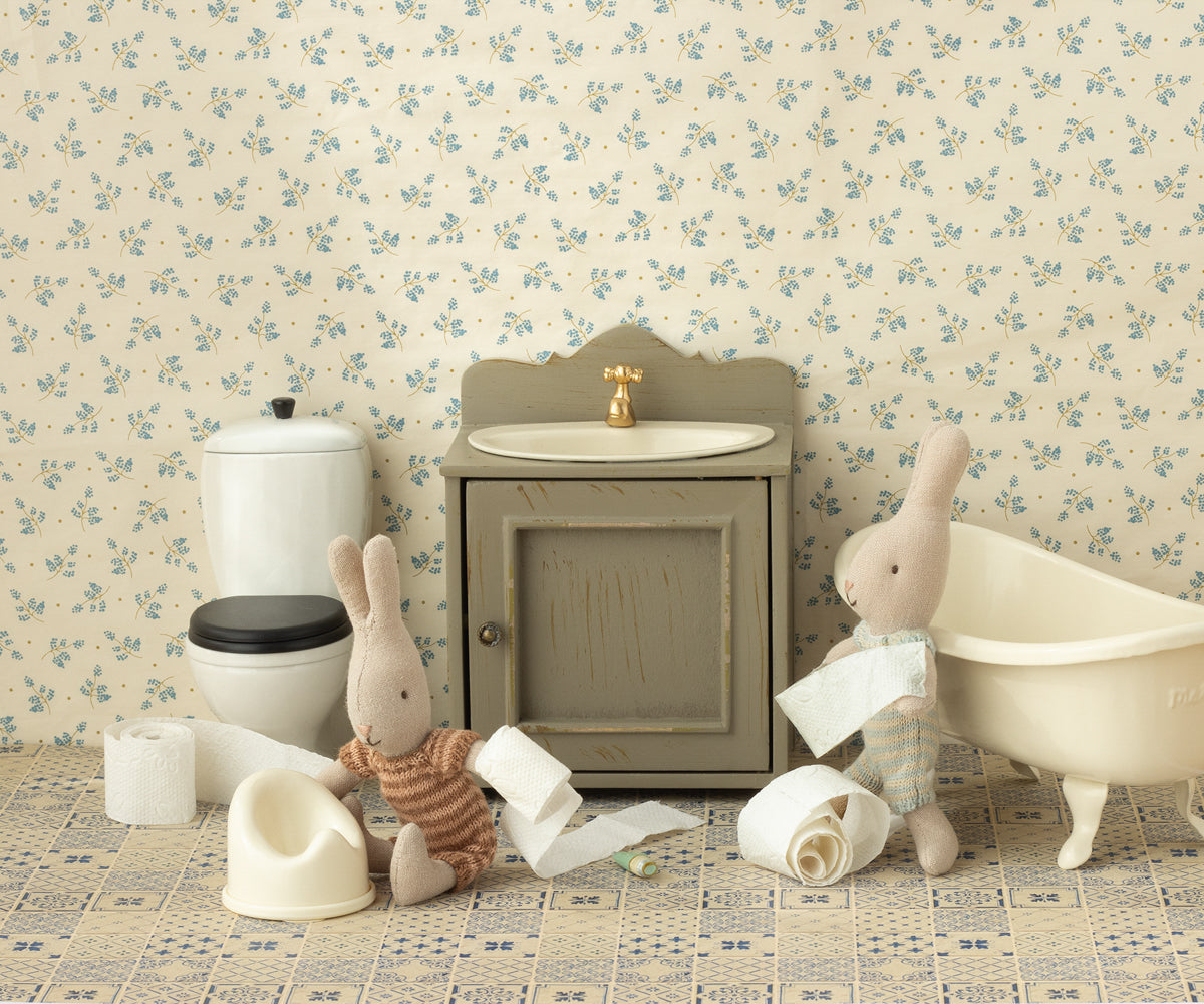 Miniature Badezimmer Waschbecken von Maileg