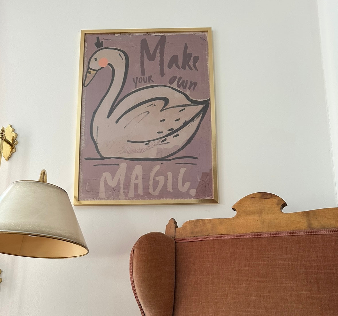 Poster Schwan von Studio Loco