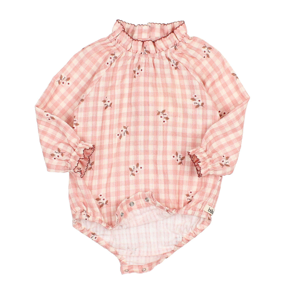 Vichy Romper von Búho, 3-24 Monate, Farbe: peony