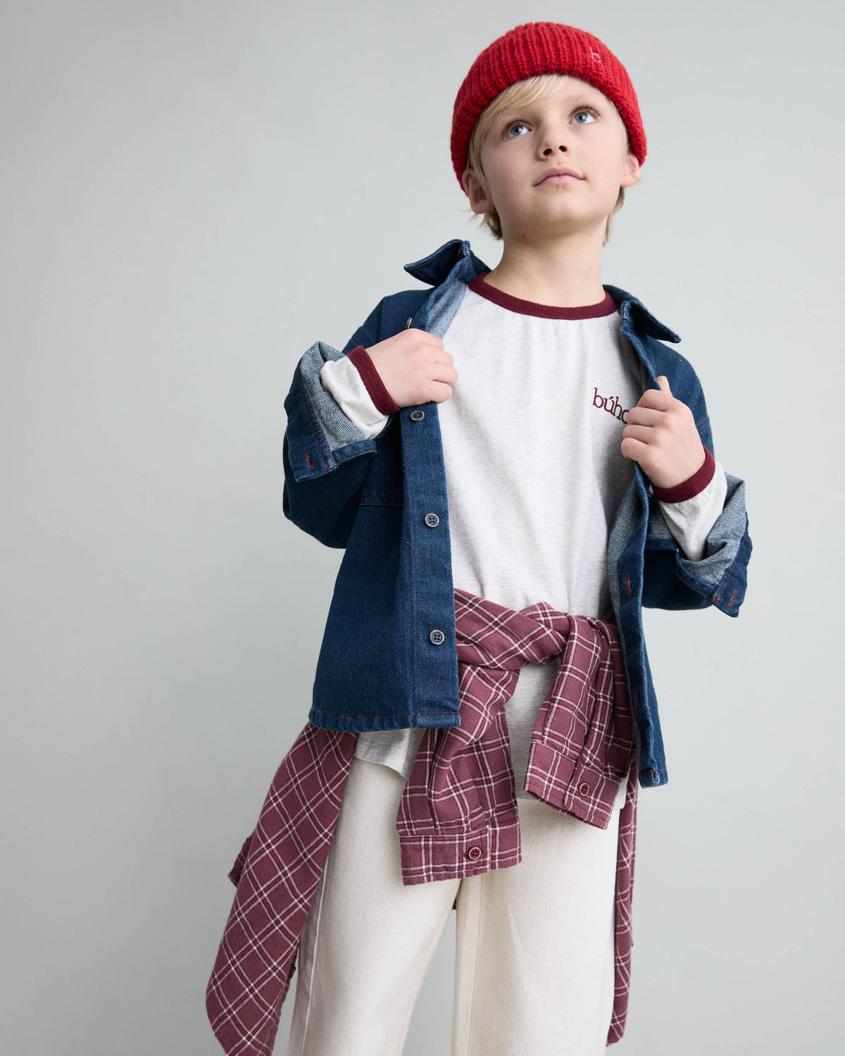 Soft Knit Beannie von Búho, M-L, Farbe: poppy red