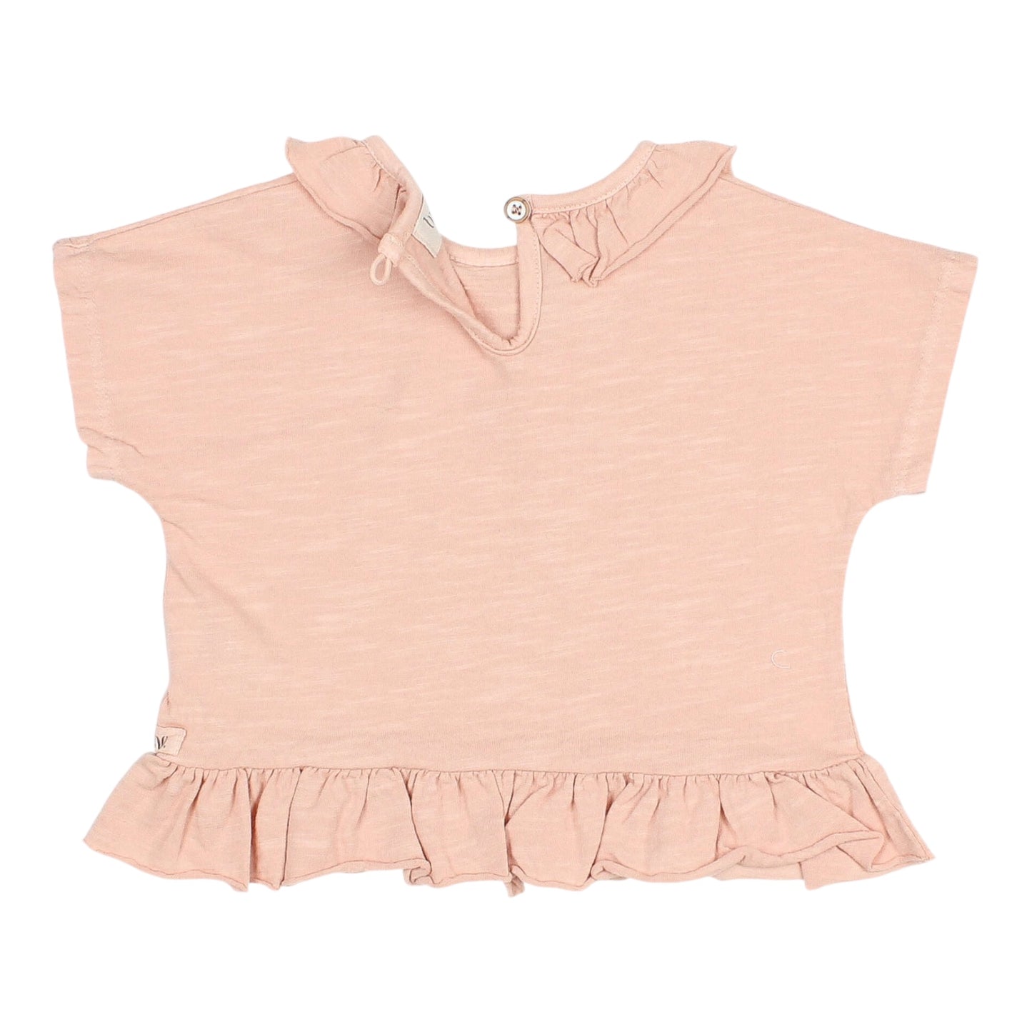 T-Shirt mit Rüschen von Búho, Gr. 6-24 Monate, Farbe: rosé