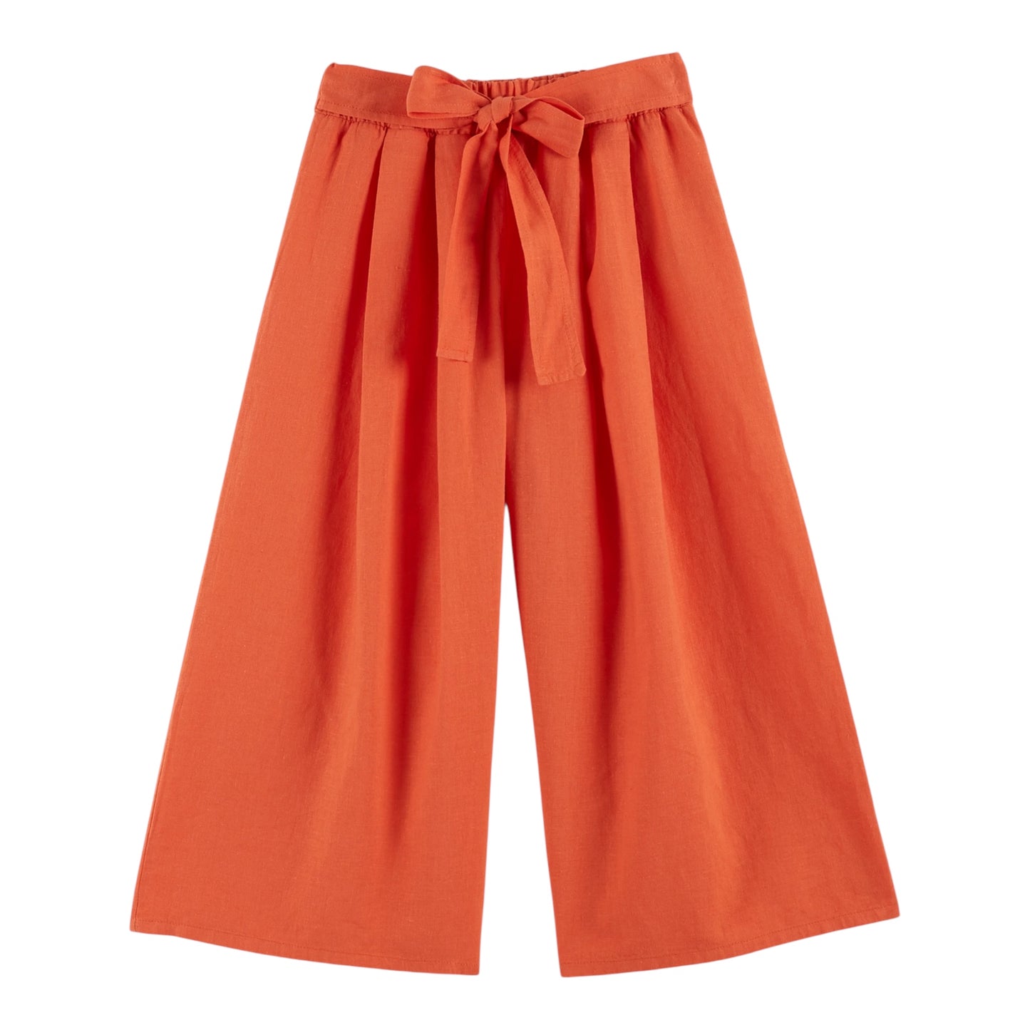 Leinen Hose mit Gürtel von Emile et Ida, Gr. 3-6 Jahre, Farbe: orange