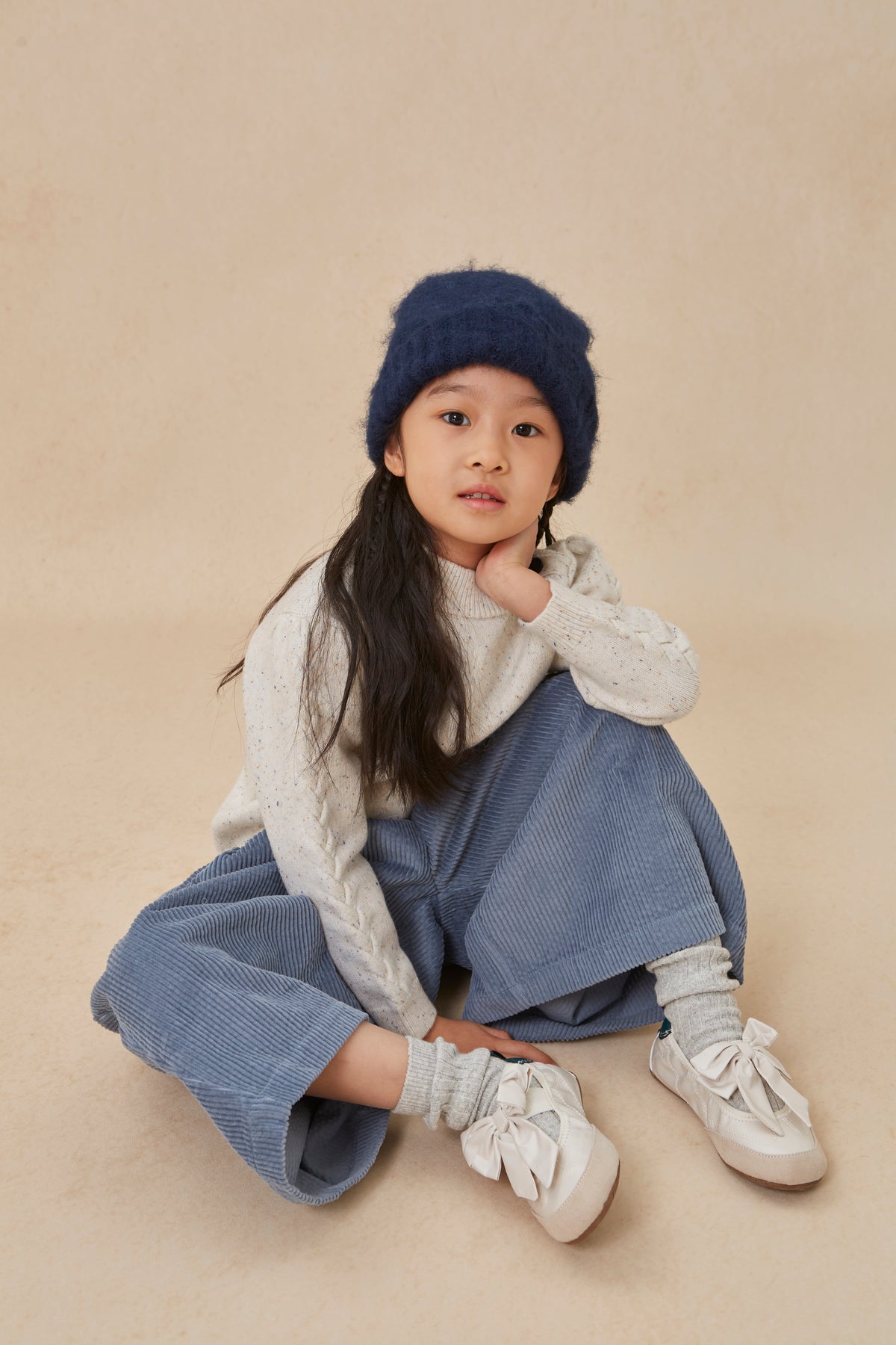 Weite Kordhose Yusu von C‘ era una Volta, 3-8 Jahre, Farbe: dusty blue