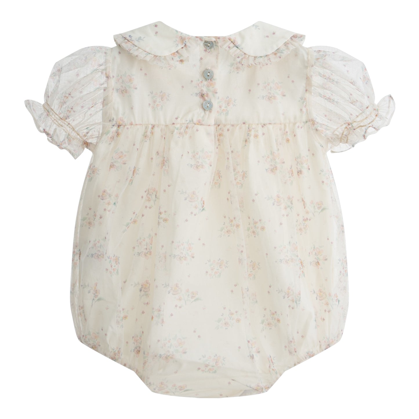 Romper Vienna de C'era una volta, talla 3-24 meses, color: cream flower