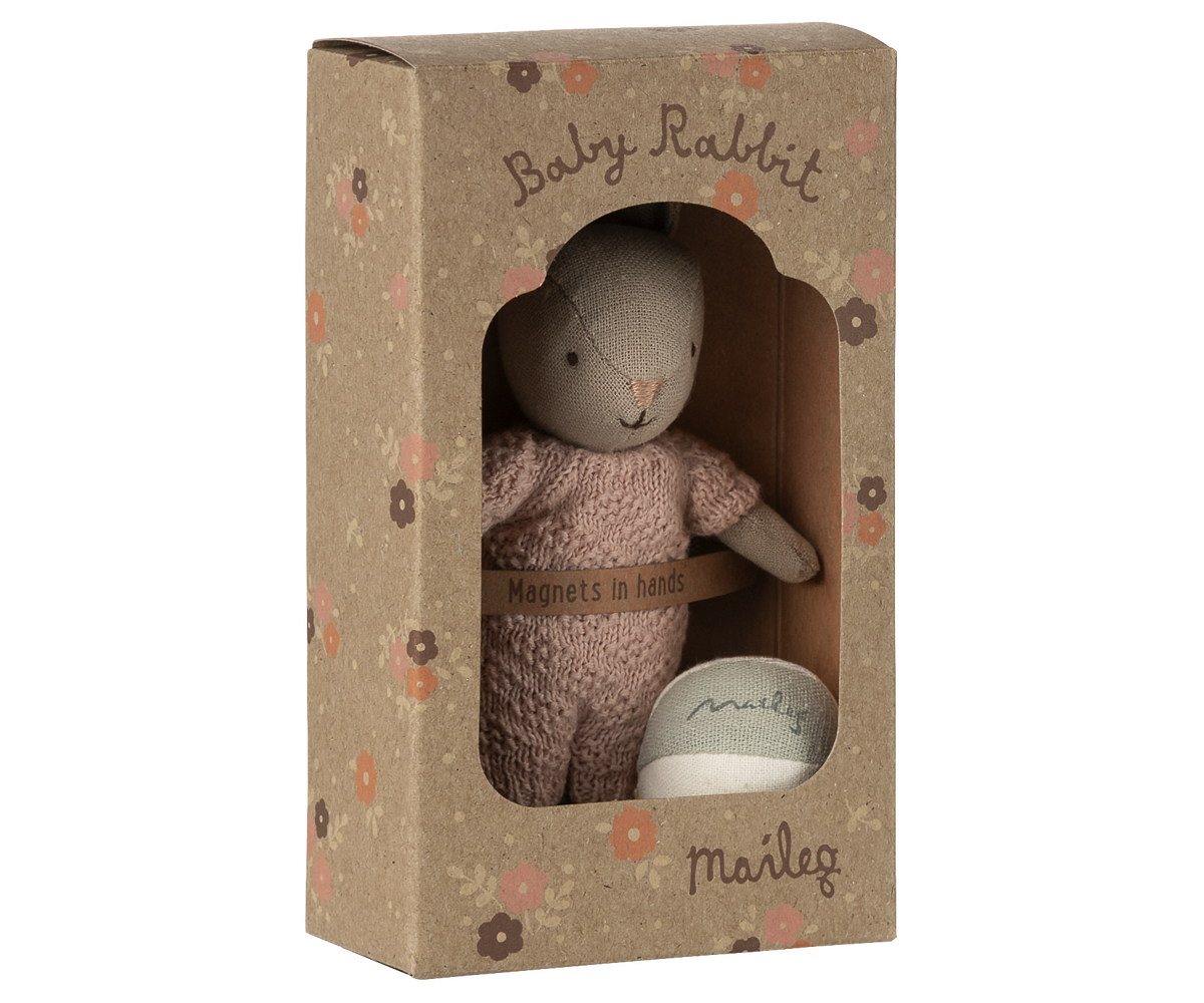 Kaninchen Set, Micro - Sand - Rosa von Maileg