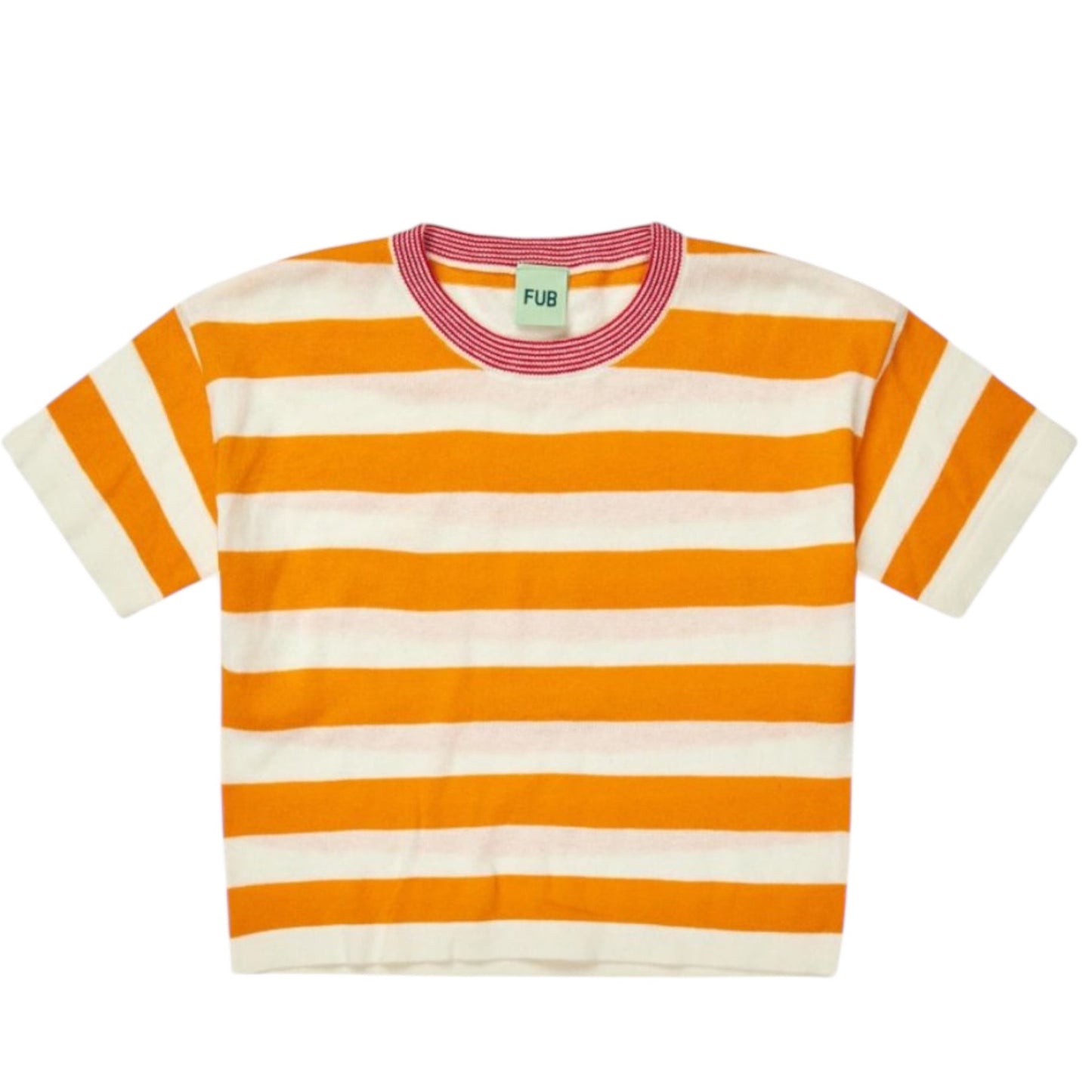 Camisa de punto Fub confeccionada en 100% algodón orgánico, tallas 90-130, color: crudo/girasol