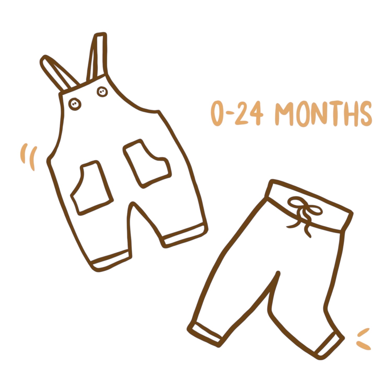 Hosen, Latzhosen, Shorts