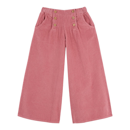 Matrosenhose aus Cord, Gr. 3-6 Jahre, Farbe: himbeere