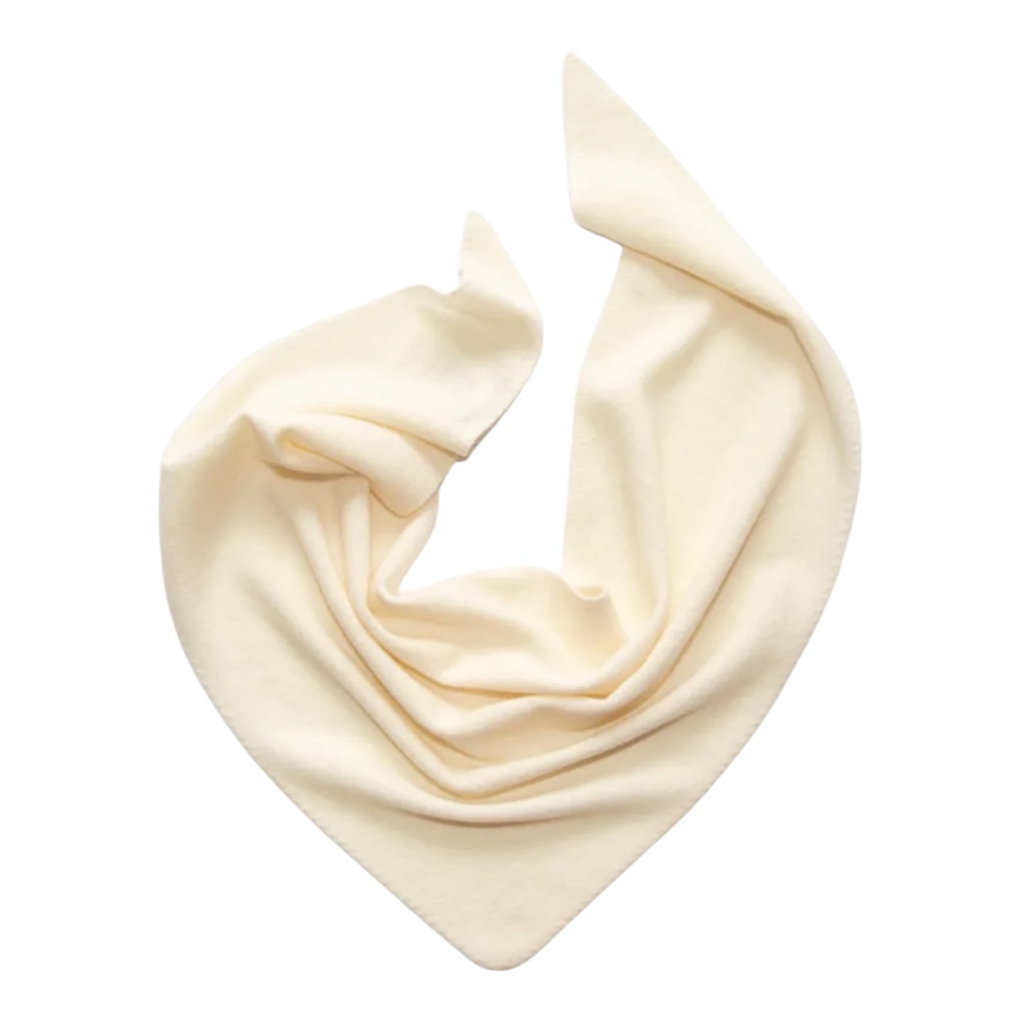 Dreieckstuch „Kim“ von Papa Lobster, Gr. 1 aus 100% Kaschmir, Farbe: off white