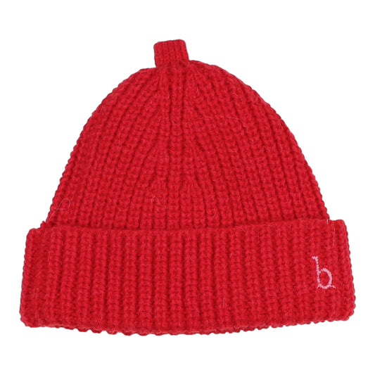 Soft Knit Beannie von Búho, M-L, Farbe: poppy red