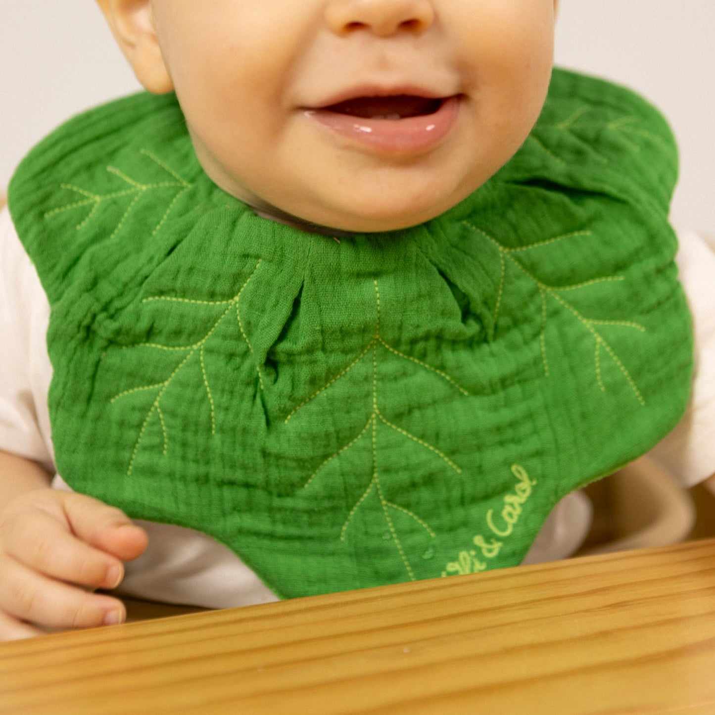 Kale bibs by Oli &amp; Carol