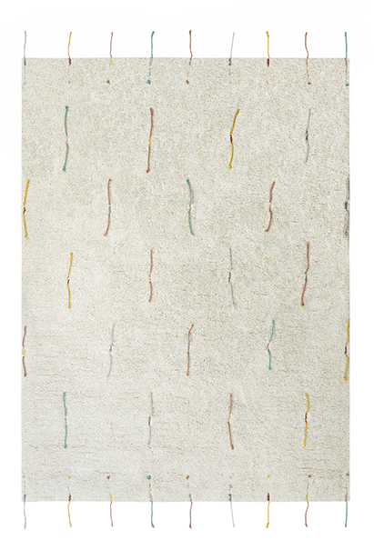 Waschbarer Teppich „Wilde Blumen“ von Lorena Canals