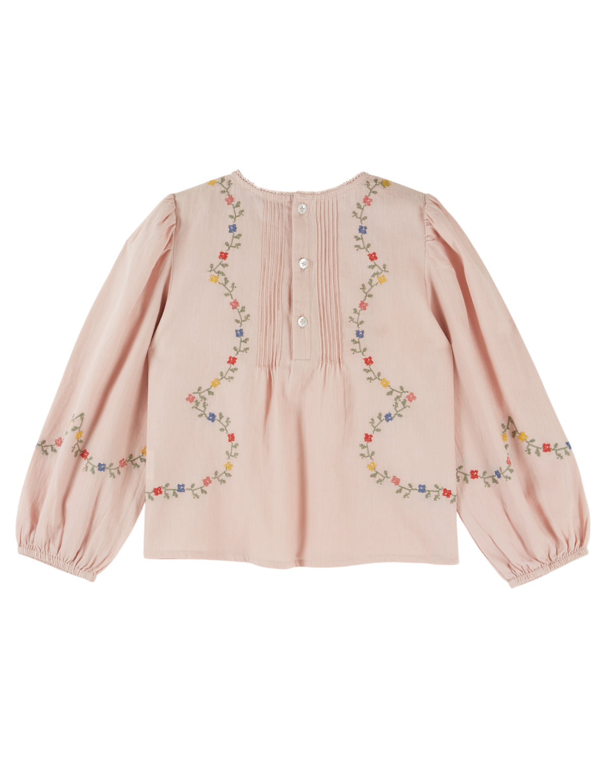Bestickte Bluse von Emile et Ida, 6-24 Monate, Farbe: rose