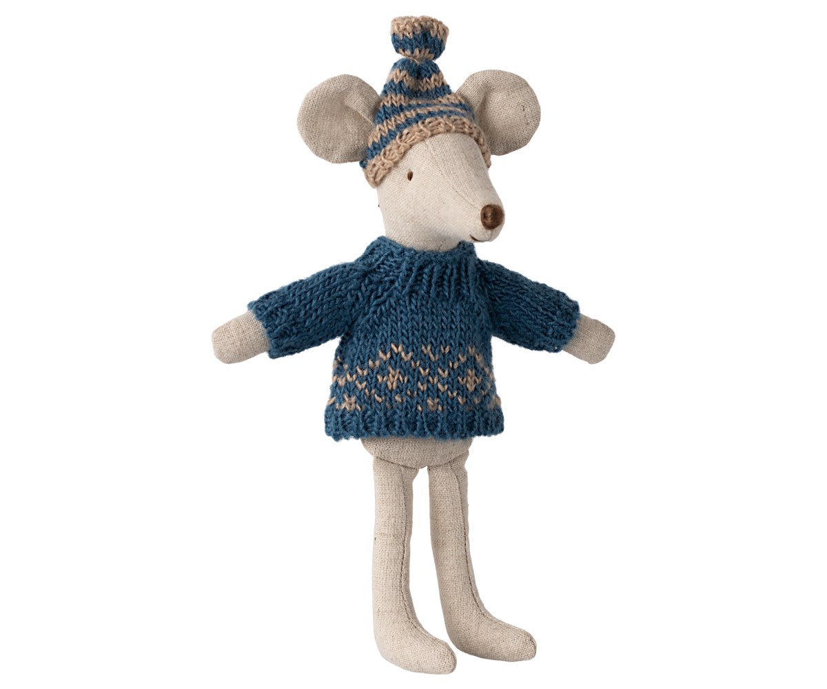 Strickpullover und Mütze, Papa Maus von Maileg