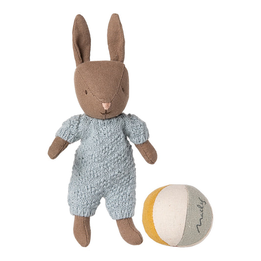Kaninchen Set, Micro - Braun - Blau von Maileg