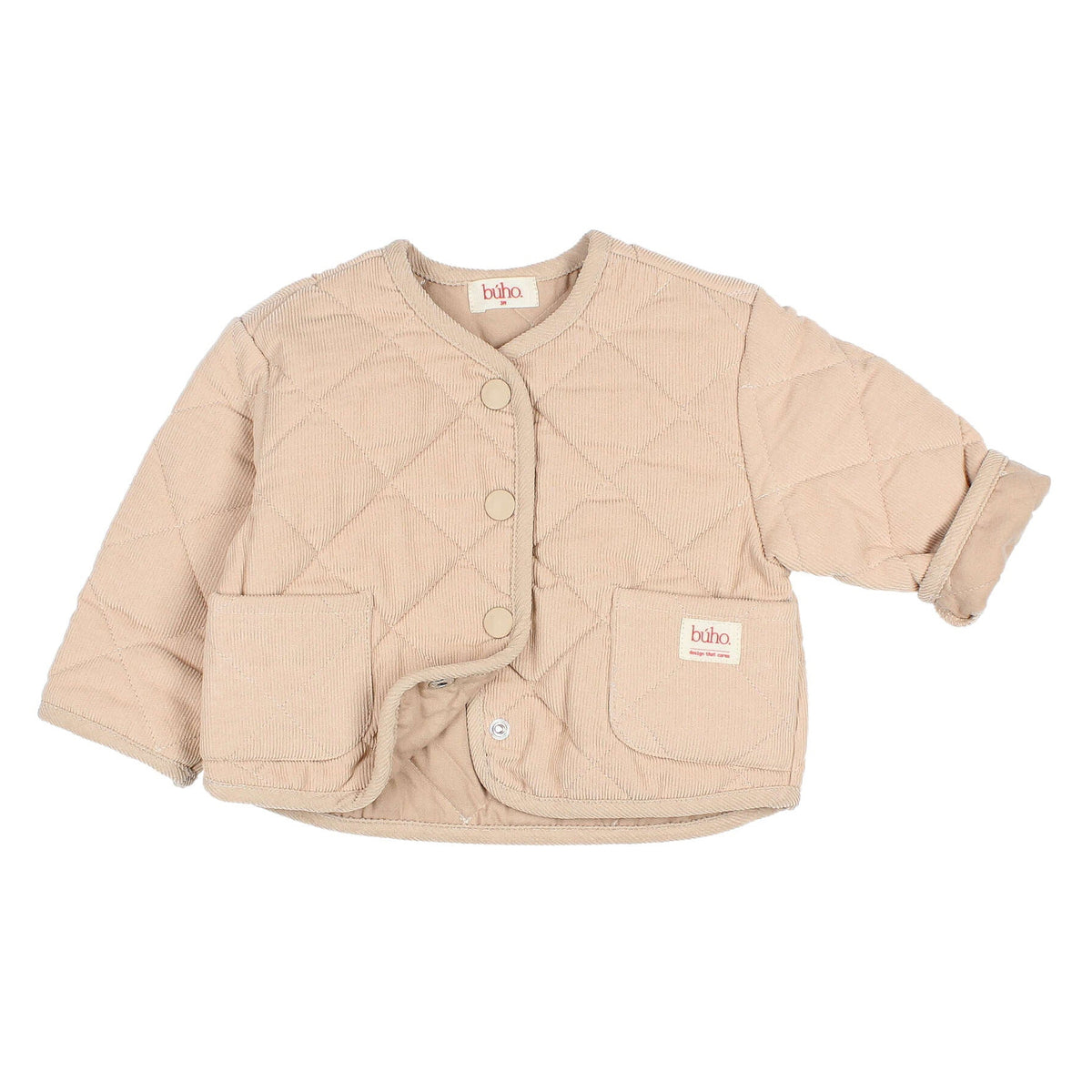 Soft Velour Jacket von Búho, 9-24 Monate, Farbe: bisquit