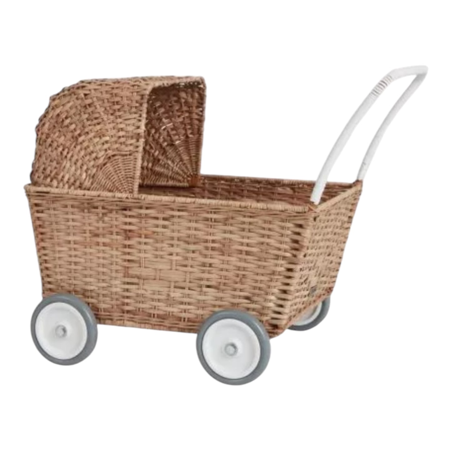 Puppenwagen aus Rattan von Olliella, Farbe: natural