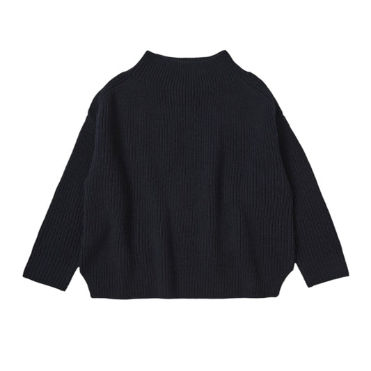 High Neck Sweater von Fub, 80-130, Farbe: dark navy