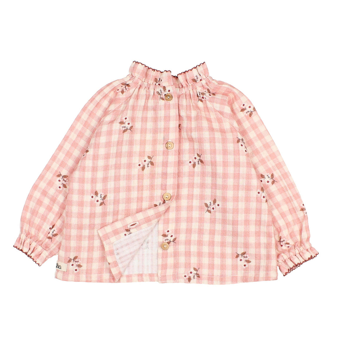 Vichy Bluse von Búho, 6-24 Monate, Farbe: peony