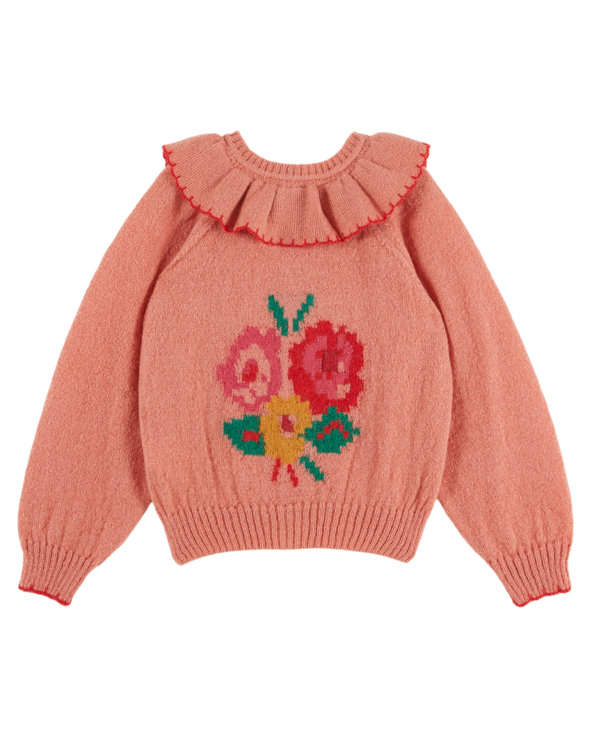 Cardigan von Emile et Ida, 3-6 Jahre, Farbe: rouge