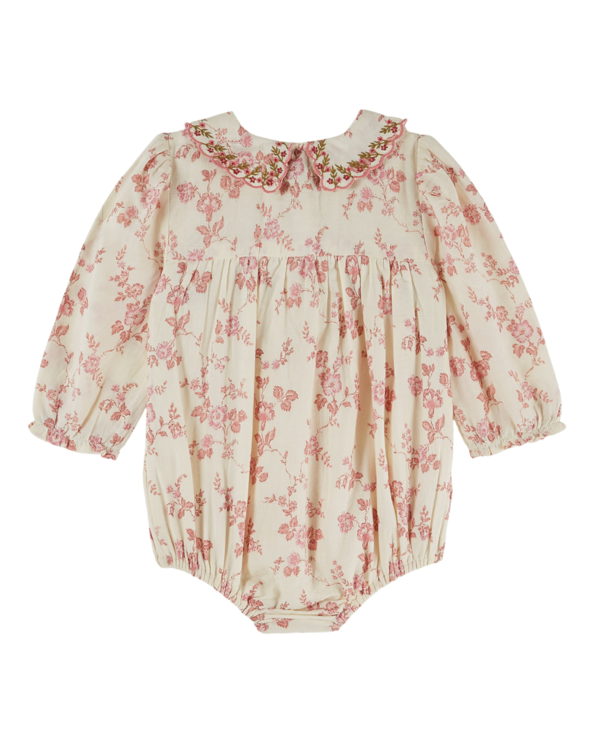 Gesmokter Romper von Emile et Ida, 3-18 Monate, Farbe: rosalie