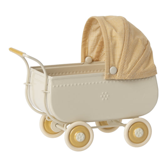 Kinderwagen von Maileg gelb