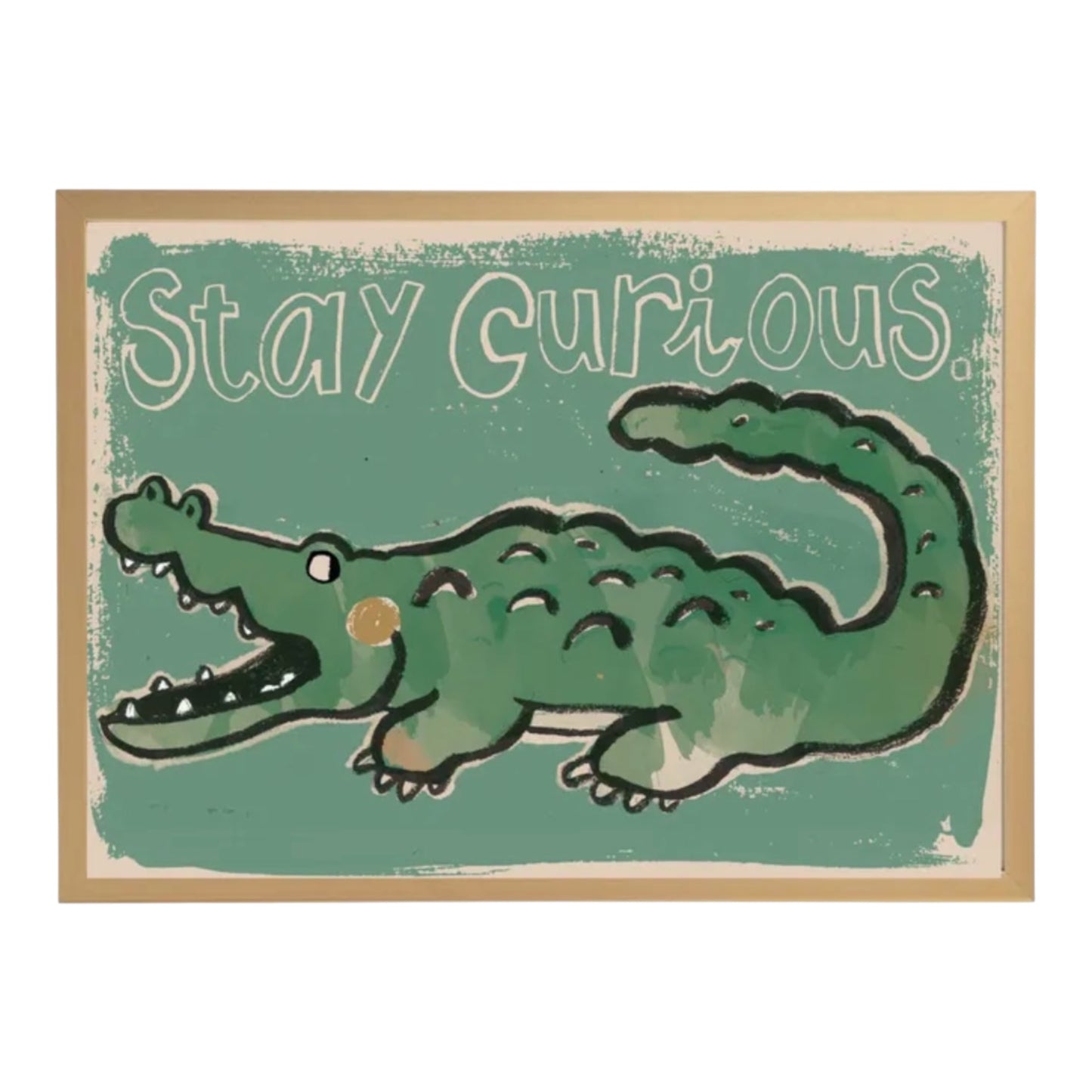 Poster Krokodil von Studio Loco