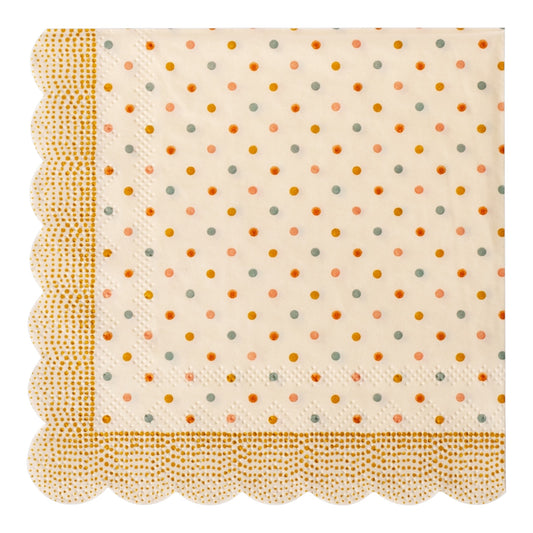 Serviertten, Multi Dots, Ocker
