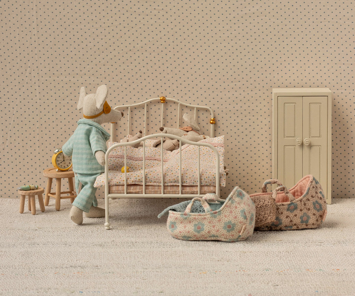 Vintage Bett, Maus - Cremefarben von Maileg