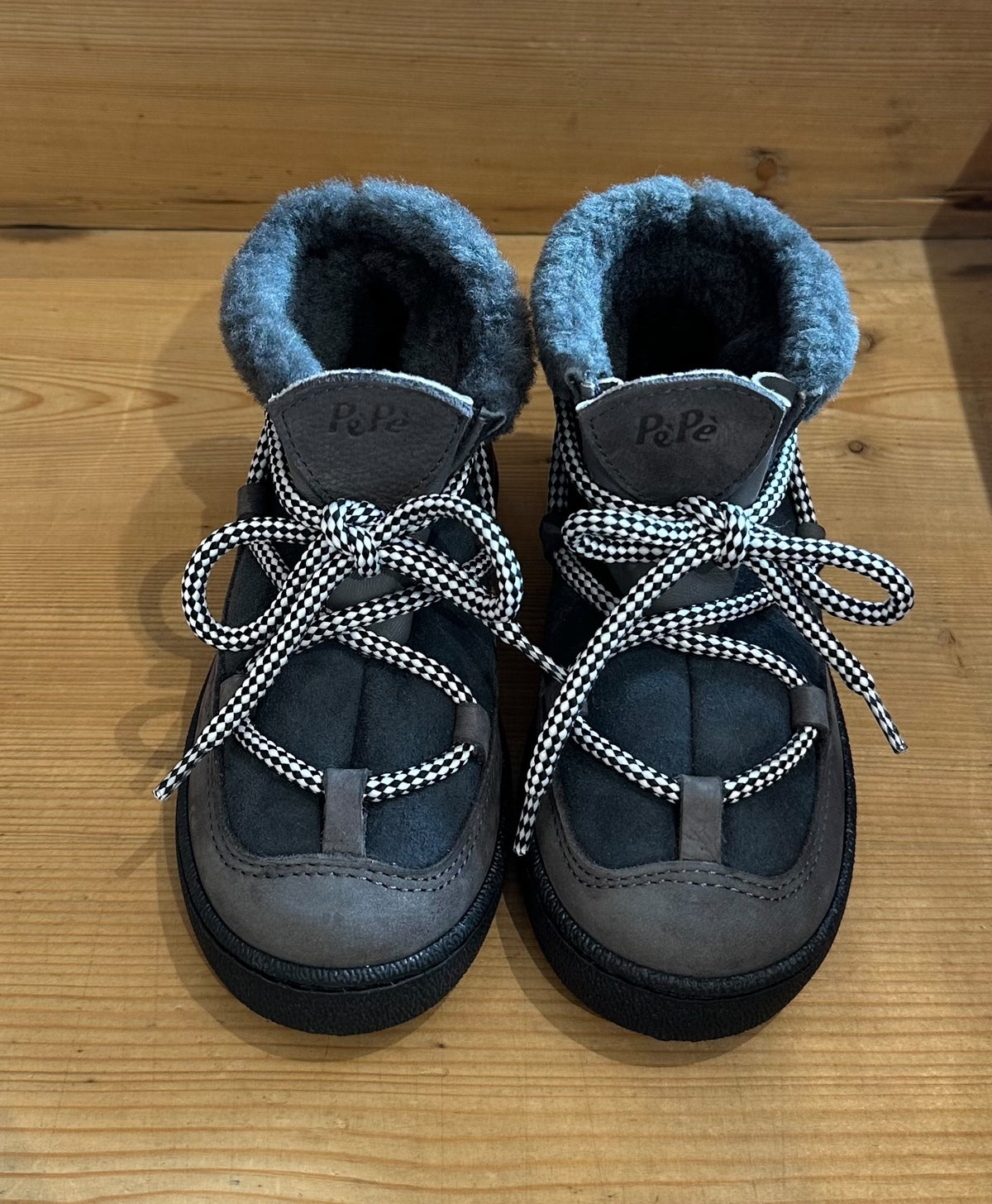 Lambskin boots by Pépé, size 23-30, color: anthracite