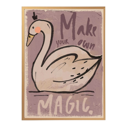 Poster Schwan von Studio Loco