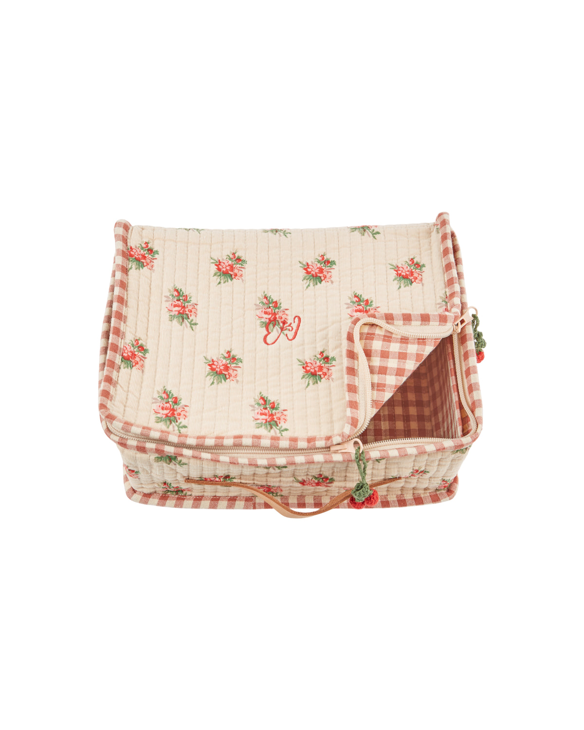 Koffer aus 100 % Baumwolle von Emile et Ida, Farbe: waldblumen