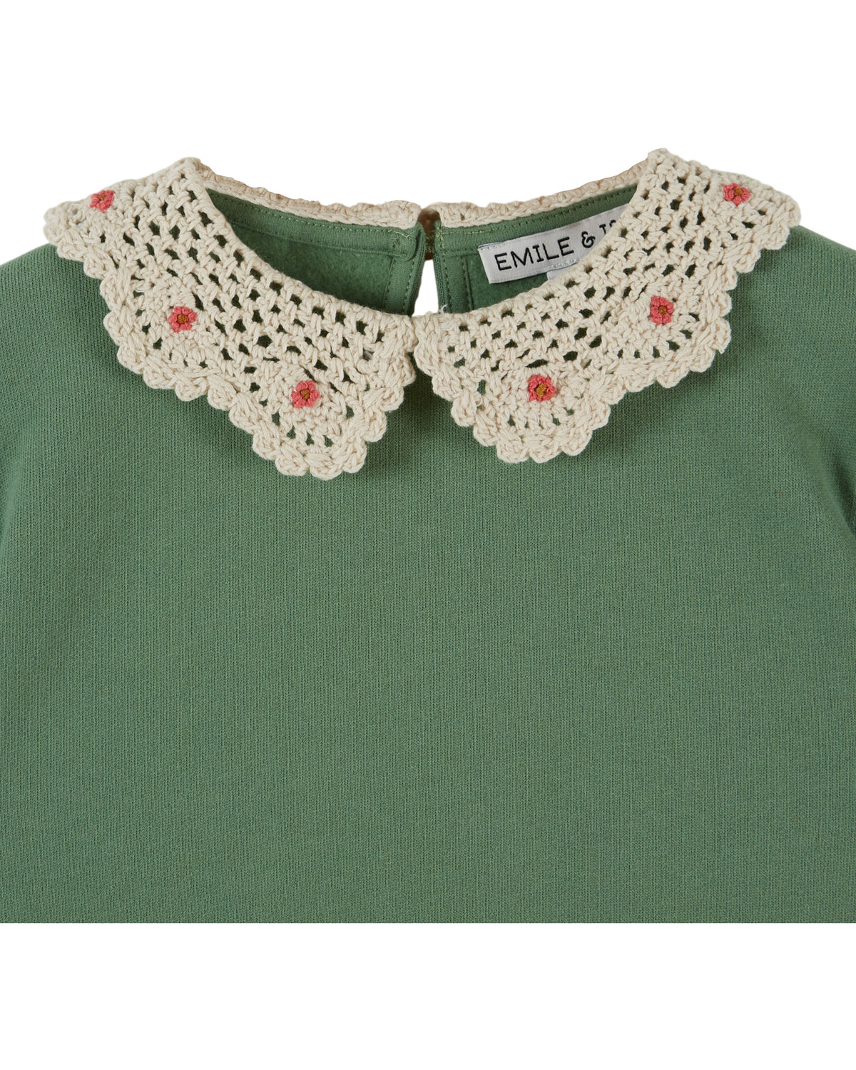 Sweatshirt von Emile et Ida, 3-6 Jahre, Farbe: olive