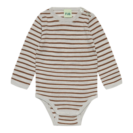 Baby Body von Fub, 56-86, Farbe: light grey melange/hazel