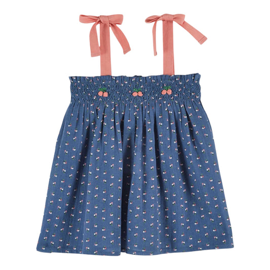 Gesmokter Top von Emile et Ida, Gr. 3-8 Jahre, Farbe: lizeron