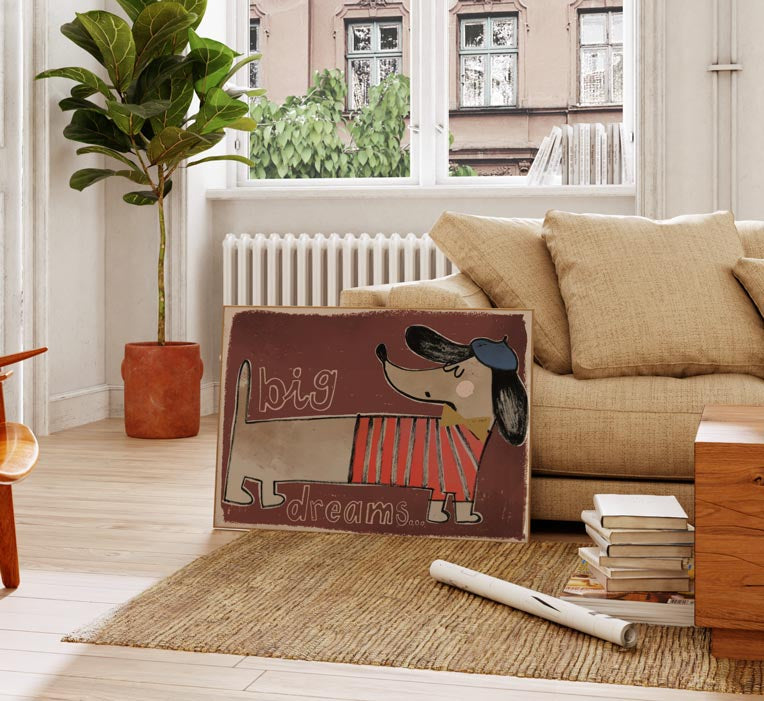 Poster Dackel von Studio Loco