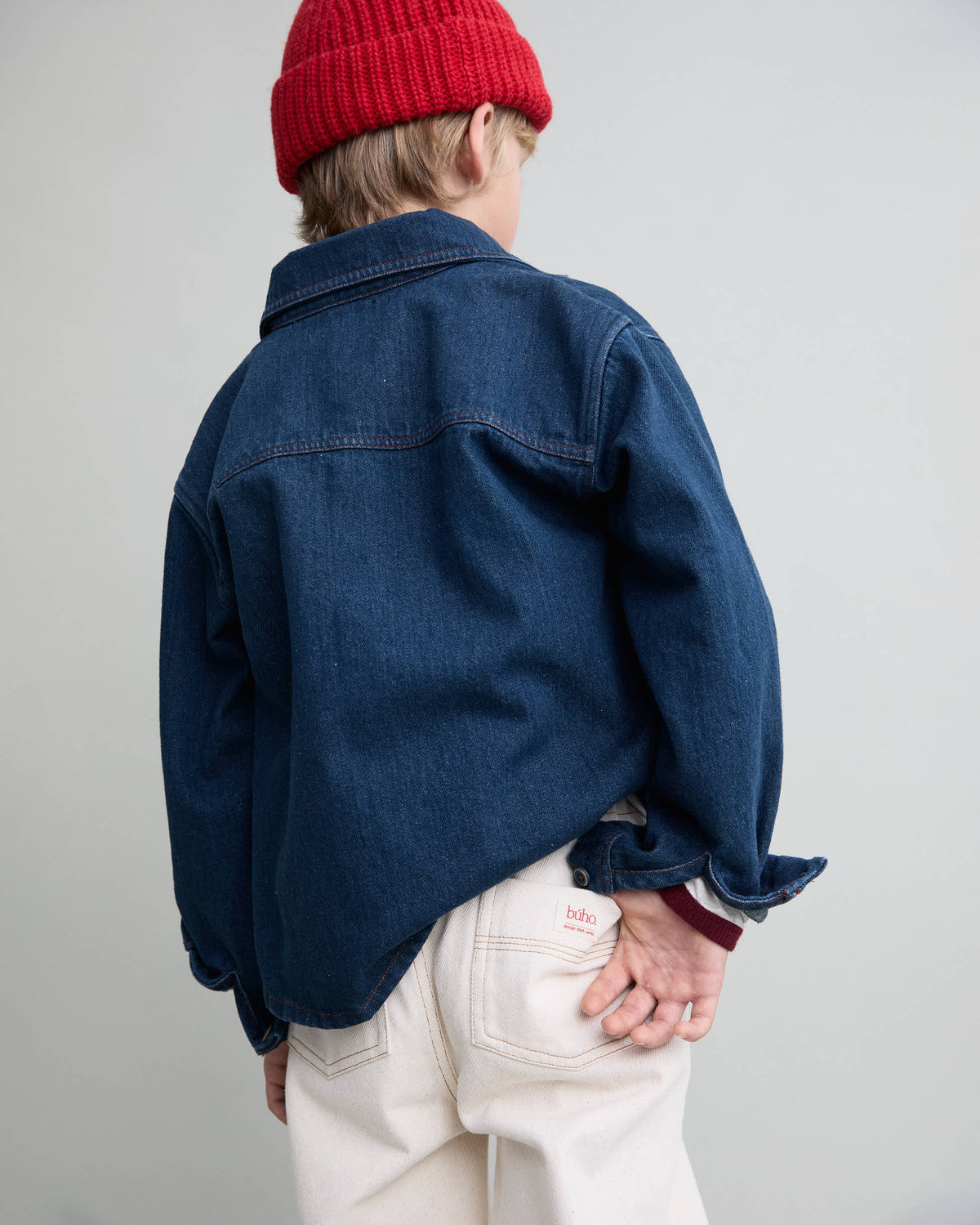 Denim Over Shirt von Búho, 3-6 Jahre, Farbe: denim