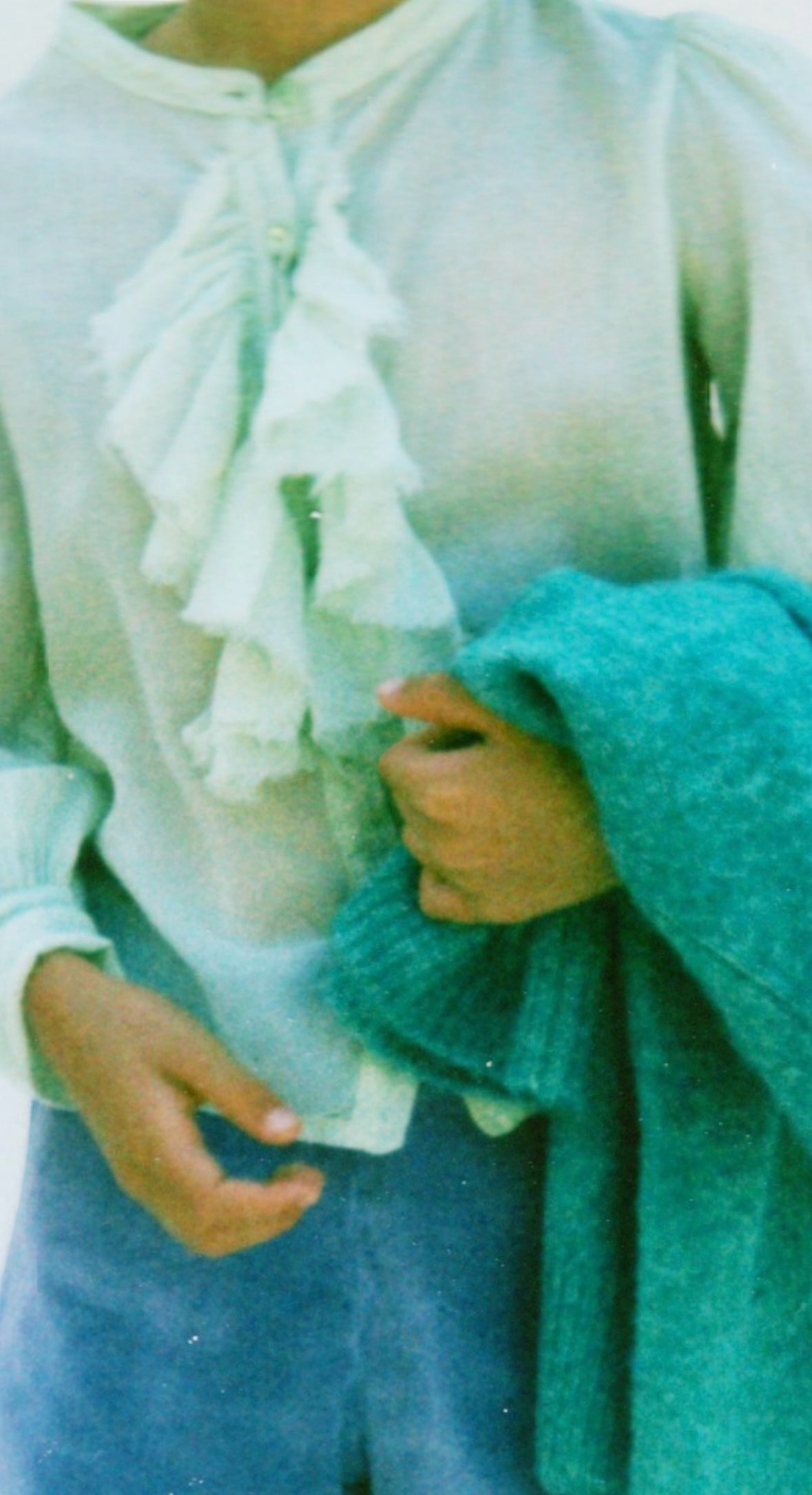 Bluse von Longlivethequeen, 4-8 Jahre, Farbe: pale green