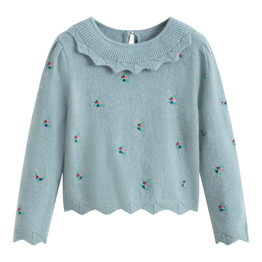 Pullover Lana von C‘ era una Volta, 3-8 Jahre, Farbe: dusty blue