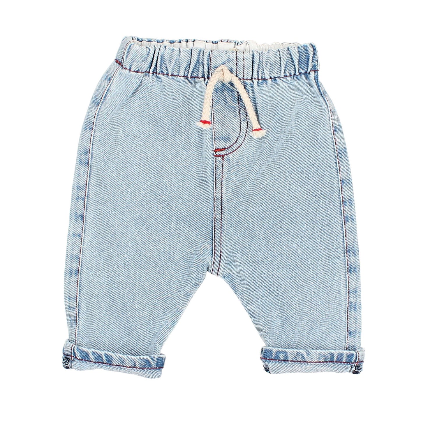 Als Inspiration für Dich: Denim Pants von Búho, Gr. 3-24 Monate, Farbe: denim bleach