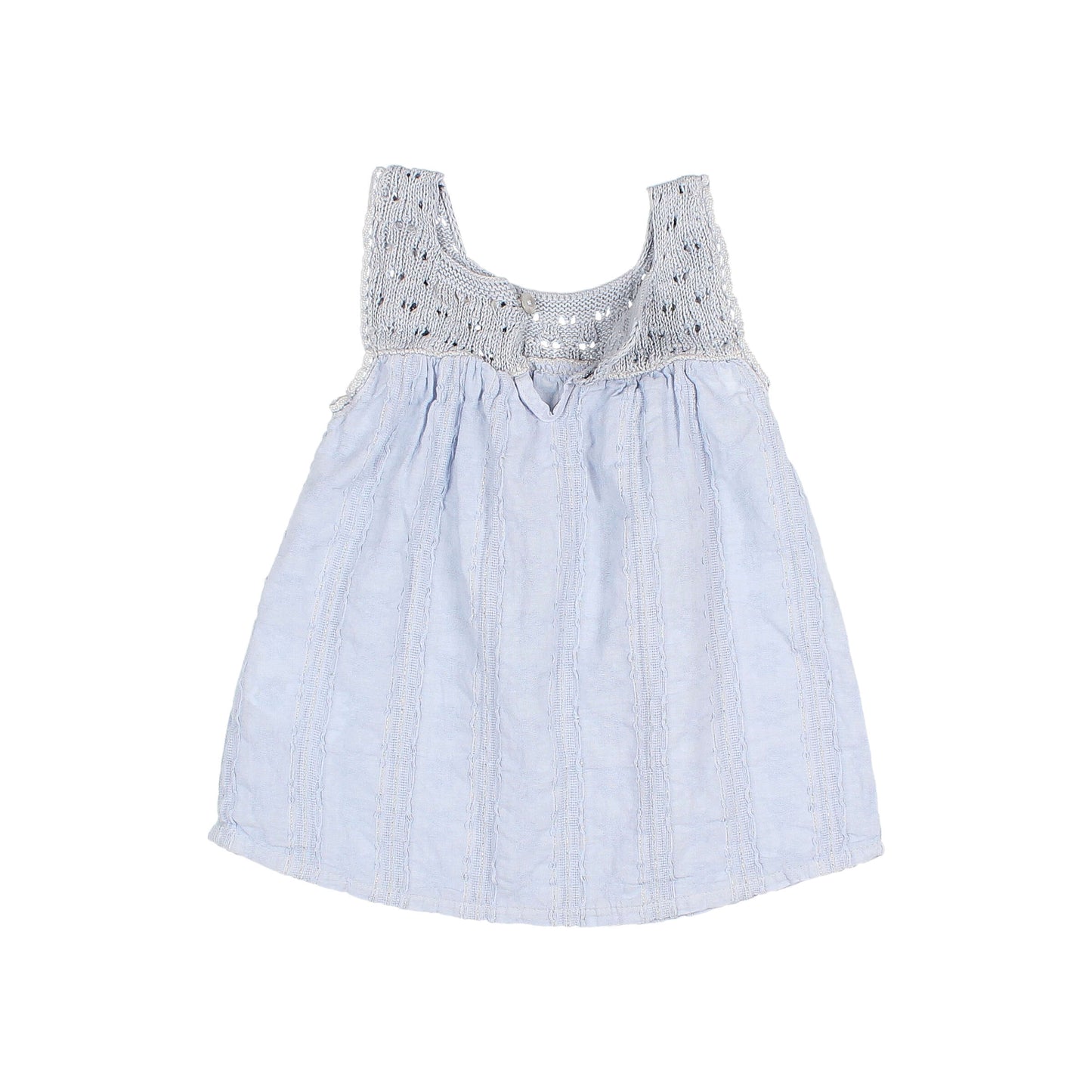 Lurex dress by Búho, size 12-24 months, color: sky blue
