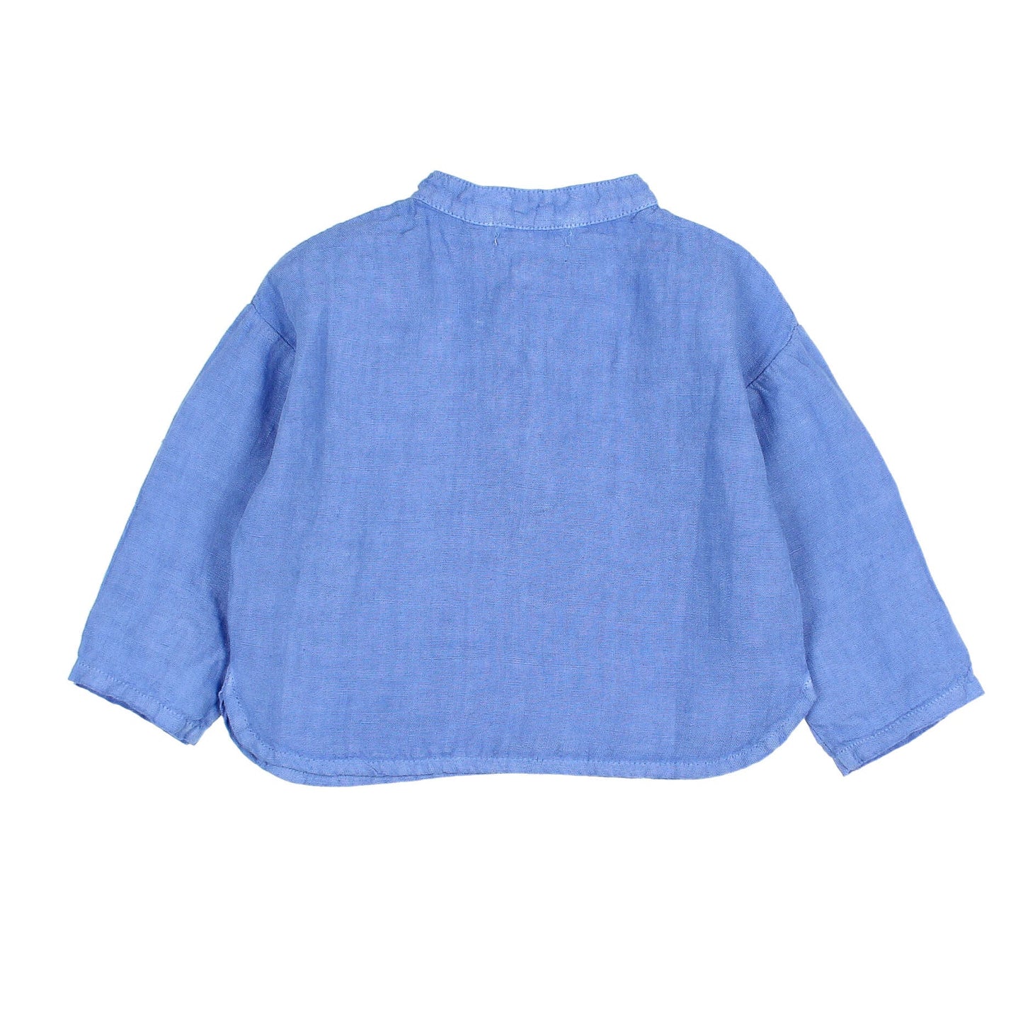 Hemd aus Leinen von Búho, Gr. 3-24 Monate, Farbe: ocean blue