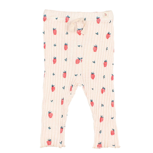 Leggings mit Erdbeeren von Búho, Gr. 3-24 Monate, Farbe: cream pink