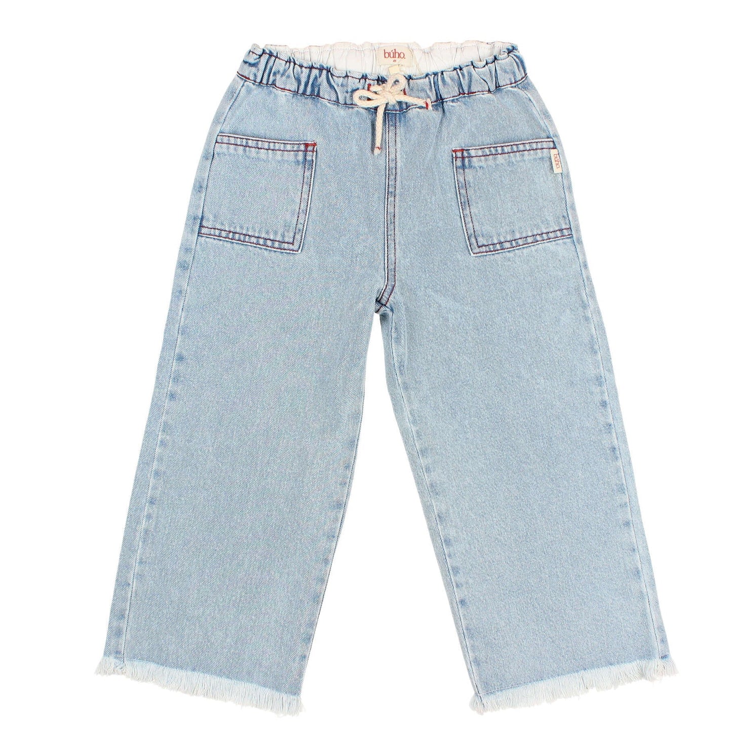 Pantalones vaqueros estilo "Girly" de Búho, talla 3-8 años, color: denim bleached
