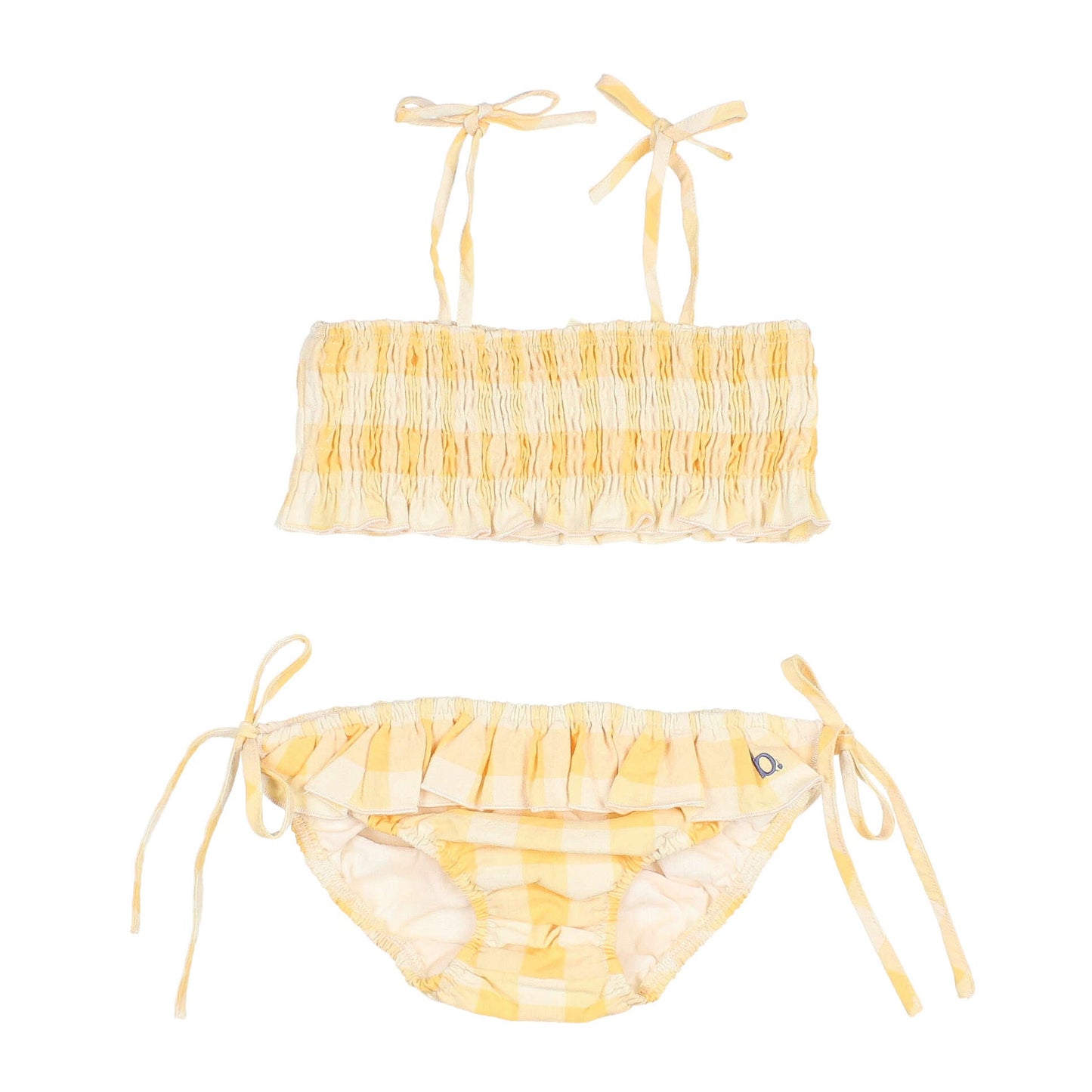Bikini mit Karomuster von Búho, Gr. 3-12 Jahre, Farbe: sun
