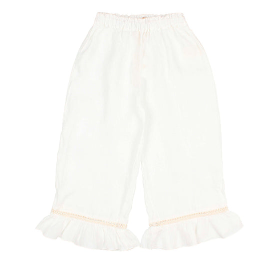 Hose aus Leinen von Búho, Gr. 3-8 Jahre, Farbe: white